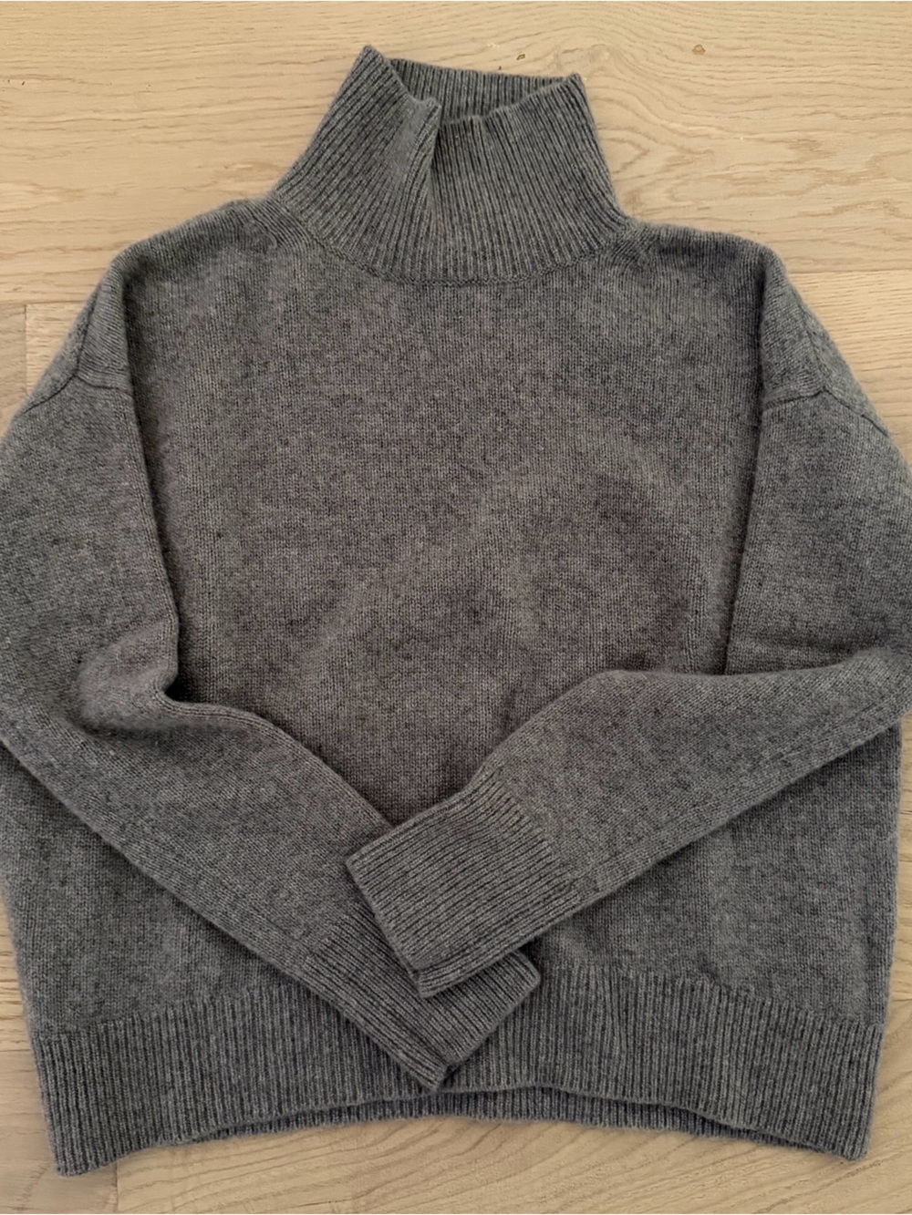 Naked Cashmere Joslynne Brown Turtleneck Cashmere Sweater